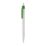 Pix personalizat din plastic Snow Leopard alb cu verde
