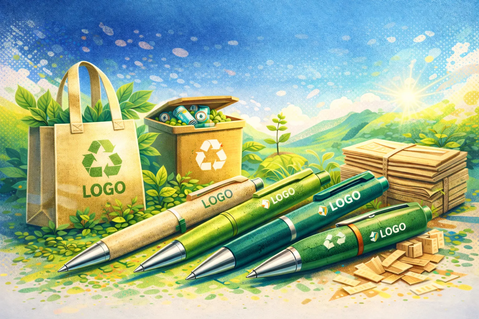 Obiecte Promoționale Eco-Friendly: Ghidul Complet pentru Pixuri Biodegradabile și Materiale Reciclate