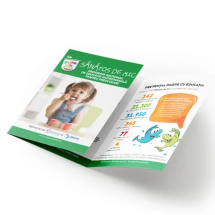 Pliant publicitar trifold format A4