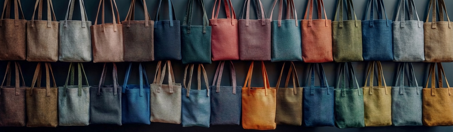 Multiple tote bags