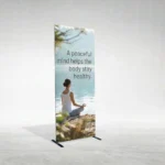 Pop-up-banner totem textil