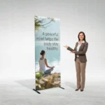 Pop-up banner totem textil 2