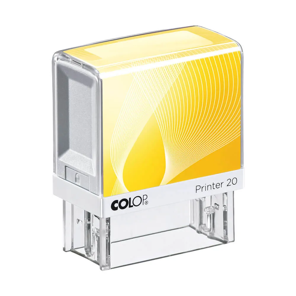 Ștampilă Printer-20 alb-galben